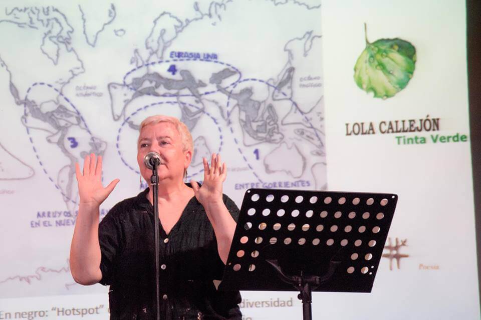 Lola Callejón Presentado su Poemario Tinta Verde